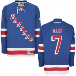 Authentic Reebok Adult Conor Allen Home Jersey - NHL 7 New York Rangers
