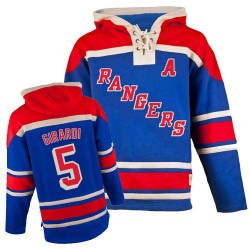 Authentic Old Time Hockey Adult Dan Girardi Sawyer Hooded Sweatshirt Jersey - NHL 5 New York Rangers