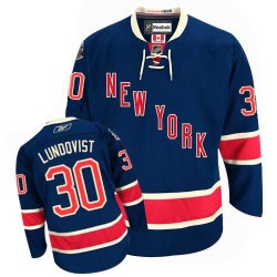 Authentic Reebok Adult Henrik Lundqvist Third Jersey - NHL 30 New York Rangers