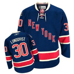 Premier Reebok Adult Henrik Lundqvist Third Jersey - NHL 30 New York Rangers