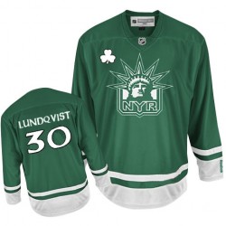 Authentic Reebok Adult Henrik Lundqvist St Patty's Day Jersey - NHL 30 New York Rangers