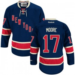 Authentic Reebok Adult John Moore Alternate Jersey - NHL 17 New York Rangers
