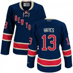 Authentic Reebok Women's Kevin Hayes Alternate Jersey - NHL 13 New York Rangers