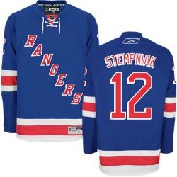 Authentic Reebok Adult Lee Stempniak Home Jersey - NHL 12 New York Rangers