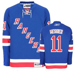 Authentic Reebok Adult Mark Messier Home Jersey - NHL 11 New York Rangers