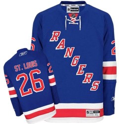 Authentic Reebok Youth Martin St. Louis Home Jersey - NHL 26 New York Rangers