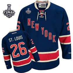 Authentic Reebok Adult Martin St. Louis Third 2014 Stanley Cup Jersey - NHL 26 New York Rangers