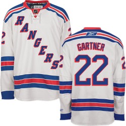 Authentic Reebok Adult Mike Gartner Away Jersey - NHL 22 New York Rangers