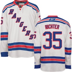 Authentic Reebok Adult Mike Richter Away Jersey - NHL 35 New York Rangers