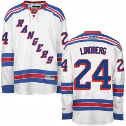 Authentic Reebok Adult Oscar Lindberg Away Jersey - NHL 24 New York Rangers