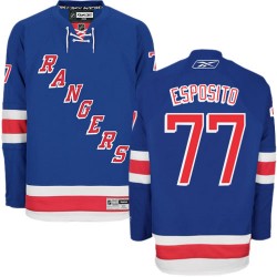 Authentic Reebok Adult Phil Esposito Home Jersey - NHL 77 New York Rangers