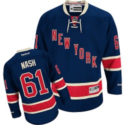 Premier Reebok Adult Rick Nash Third Jersey - NHL 61 New York Rangers