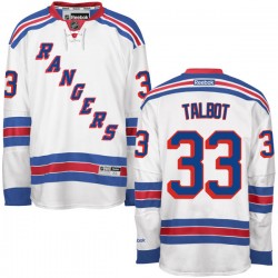 Authentic Reebok Adult Cam Talbot Away Jersey - NHL 33 New York Rangers