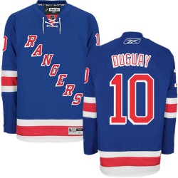 Authentic Reebok Adult Ron Duguay Home Jersey - NHL 10 New York Rangers