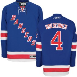 Authentic Reebok Adult Ron Greschner Home Jersey - NHL 4 New York Rangers
