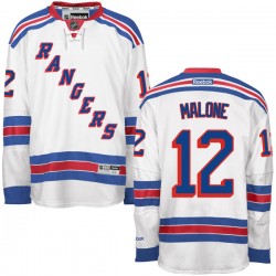Authentic Reebok Adult Ryan Malone Away Jersey - NHL 12 New York Rangers