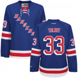 Authentic Reebok Women's Cam Talbot Home Jersey - NHL 33 New York Rangers