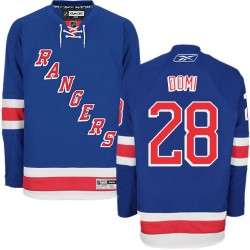 Premier Reebok Adult Tie Domi Home Jersey - NHL 28 New York Rangers