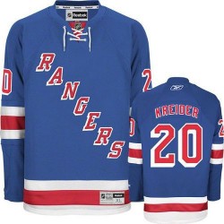 Premier Reebok Youth Chris Kreider Home Jersey - NHL 20 New York Rangers