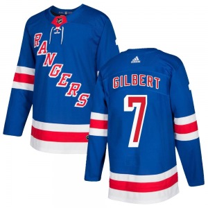 Authentic Adidas Youth Rod Gilbert Royal Blue Home Jersey - NHL New York Rangers