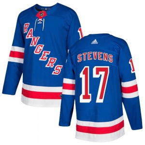 Authentic Adidas Youth Kevin Stevens Royal Blue Home Jersey - NHL New York Rangers