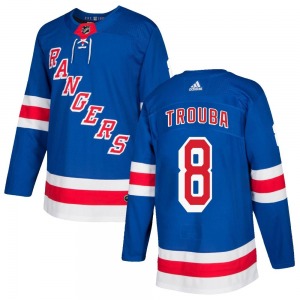 Authentic Adidas Youth Jacob Trouba Royal Blue Home Jersey - NHL New York Rangers