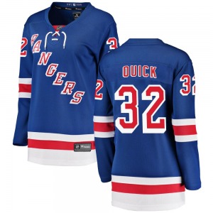 Breakaway Fanatics Branded Women's Jonathan Quick Blue Home Jersey - NHL New York Rangers