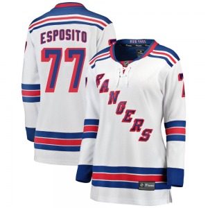Breakaway Fanatics Branded Women's Phil Esposito White Away Jersey - NHL New York Rangers