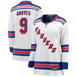 Breakaway Fanatics Branded Women's Adam Graves White Away Jersey - NHL New York Rangers