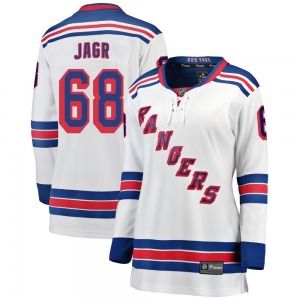 Breakaway Fanatics Branded Women's Jaromir Jagr White Away Jersey - NHL New York Rangers
