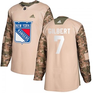 Authentic Adidas Youth Rod Gilbert Camo Veterans Day Practice Jersey - NHL New York Rangers