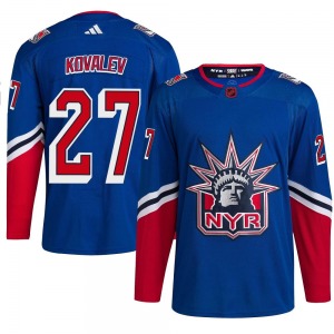 Authentic Adidas Youth Alex Kovalev Royal Reverse Retro 2.0 Jersey - NHL New York Rangers