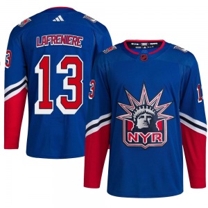 Authentic Adidas Youth Alexis Lafreniere Royal Reverse Retro 2.0 Jersey - NHL New York Rangers