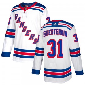 Authentic Adidas Youth Igor Shesterkin White Jersey - NHL New York Rangers