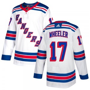 Authentic Adidas Youth Blake Wheeler White Jersey - NHL New York Rangers