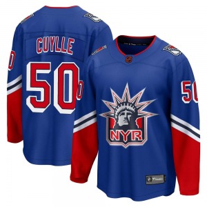 Breakaway Fanatics Branded Youth Will Cuylle Royal Special Edition 2.0 Jersey - NHL New York Rangers