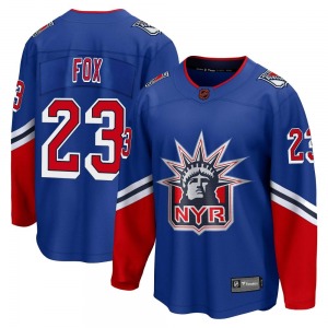 Breakaway Fanatics Branded Youth Adam Fox Royal Special Edition 2.0 Jersey - NHL New York Rangers