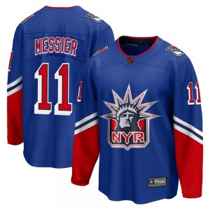 Breakaway Fanatics Branded Youth Mark Messier Royal Special Edition 2.0 Jersey - NHL New York Rangers