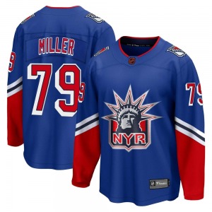 Breakaway Fanatics Branded Youth K'Andre Miller Royal Special Edition 2.0 Jersey - NHL New York Rangers
