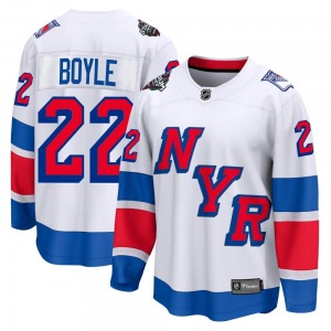 Breakaway Fanatics Branded Adult Dan Boyle White 2024 Stadium Series Jersey - NHL New York Rangers