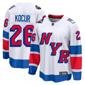 Breakaway Fanatics Branded Adult Joe Kocur White 2024 Stadium Series Jersey - NHL New York Rangers