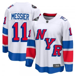 Breakaway Fanatics Branded Adult Mark Messier White 2024 Stadium Series Jersey - NHL New York Rangers