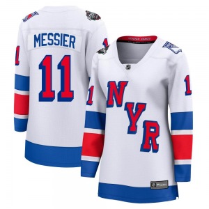 Breakaway Fanatics Branded Women's Mark Messier White 2024 Stadium Series Jersey - NHL New York Rangers