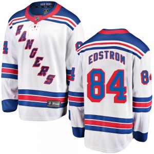 Breakaway Fanatics Branded Youth Adam Edstrom White Away Jersey - NHL New York Rangers