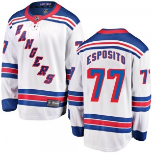 Breakaway Fanatics Branded Youth Phil Esposito White Away Jersey - NHL New York Rangers