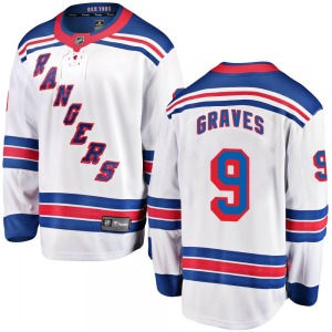 Breakaway Fanatics Branded Youth Adam Graves White Away Jersey - NHL New York Rangers