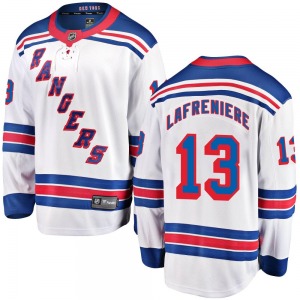 Breakaway Fanatics Branded Youth Alexis Lafreniere White Away Jersey - NHL New York Rangers