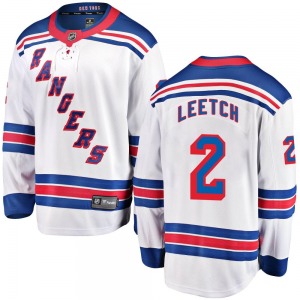 Breakaway Fanatics Branded Youth Brian Leetch White Away Jersey - NHL New York Rangers