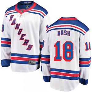 Breakaway Fanatics Branded Youth Riley Nash White Away Jersey - NHL New York Rangers