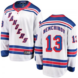 Breakaway Fanatics Branded Youth Sergei Nemchinov White Away Jersey - NHL New York Rangers